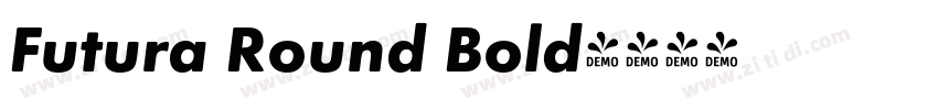 Futura Round Bold字体转换